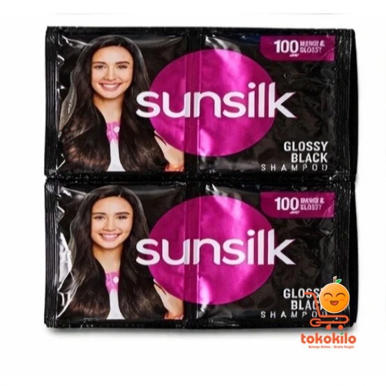 Sunsilk Shampo Glossyblack 10gr