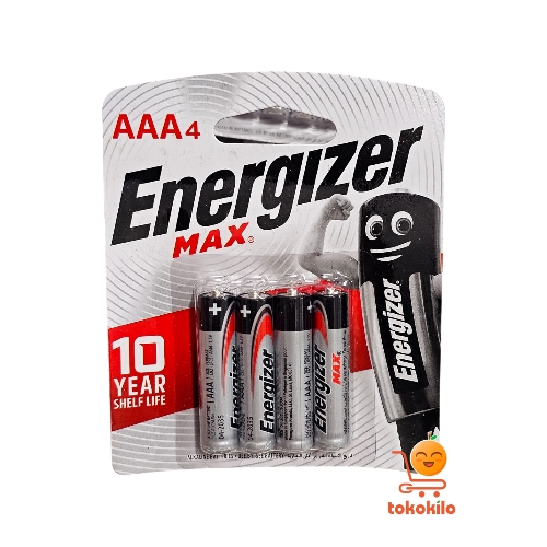 Baterai Energizer MAX ukuran AAA Kecil isi 4