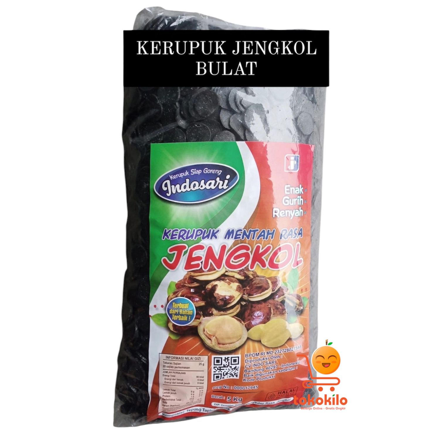 Kerupuk Jengkol Bulat 5kg