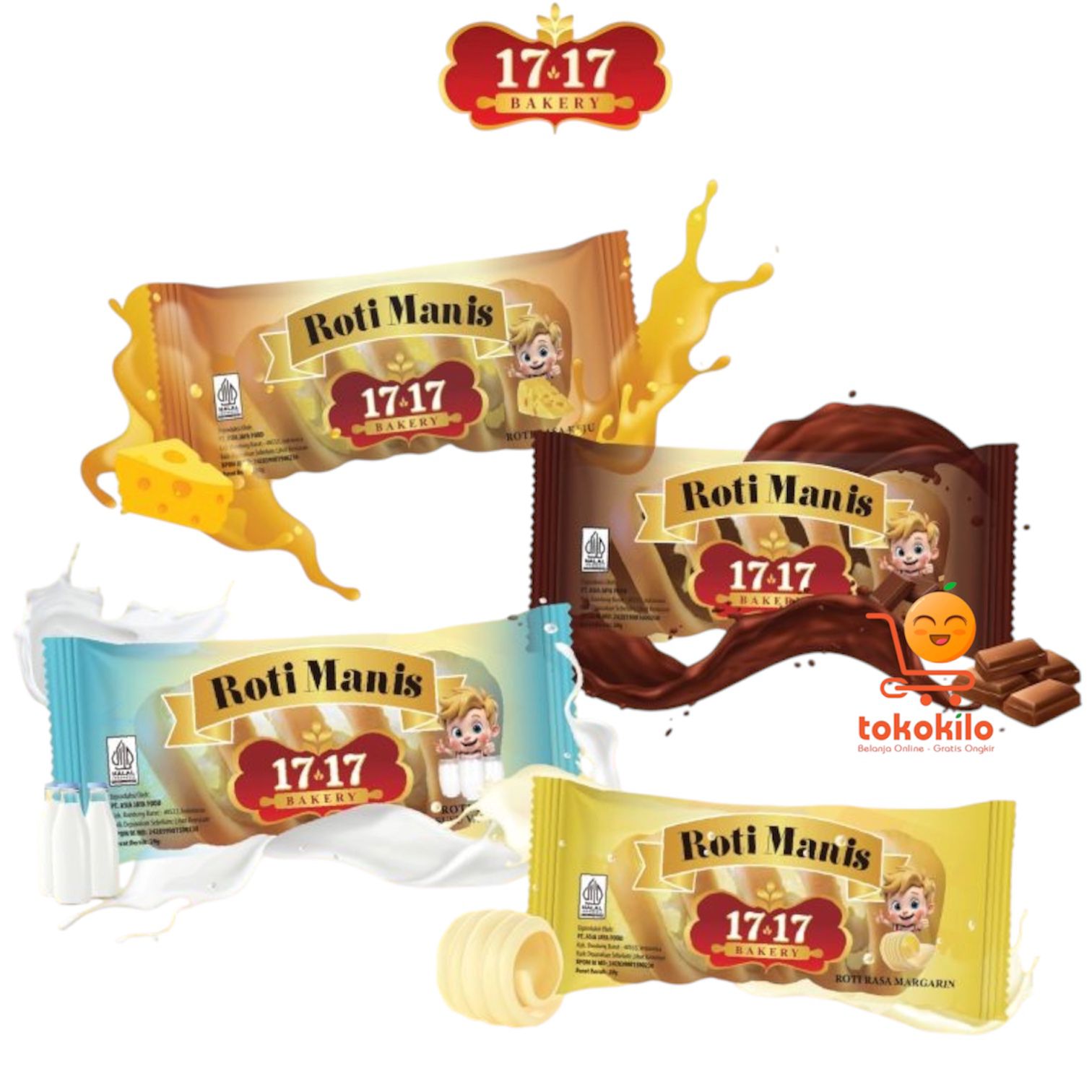 Roti manis Stik 17.17 20gr