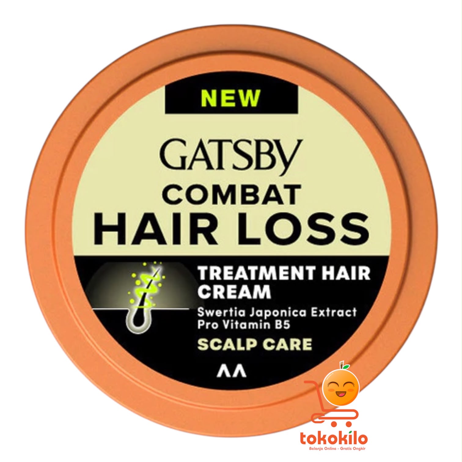 GATSBY Treat Hair Cream Scalpcare 28gr, 70gr 