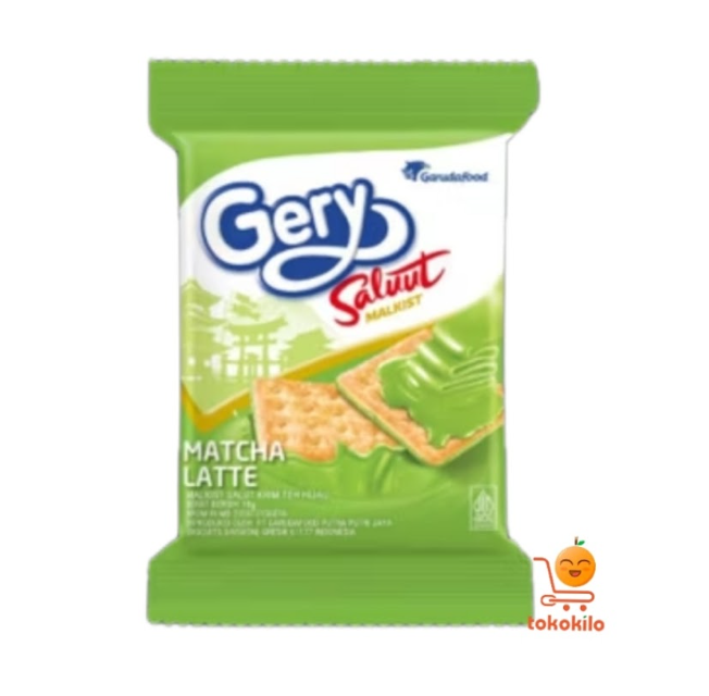Gery Saluut  Malkist Matcha Latte 18gr  (1 Pack 10 Bks)