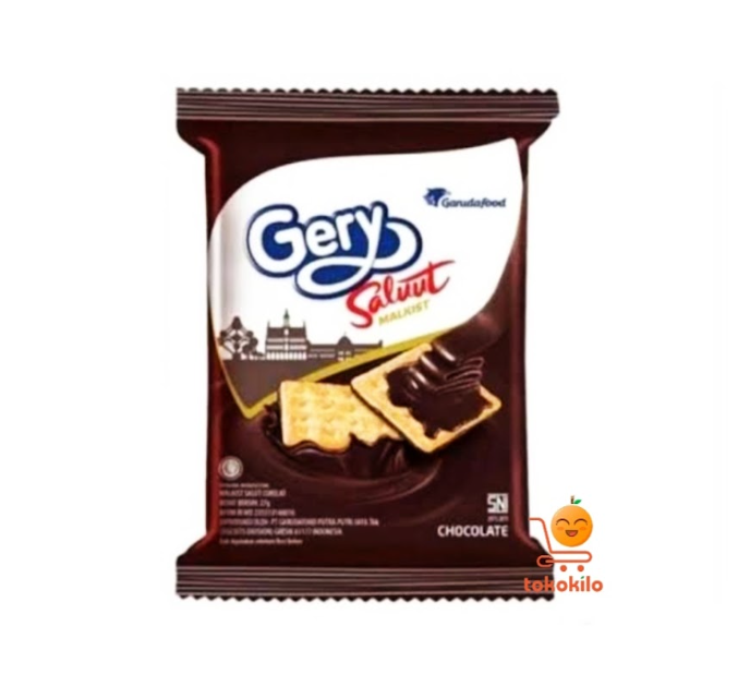 Gery Saluut malkist Chocolate 18gr (1 Pack 10 bks)