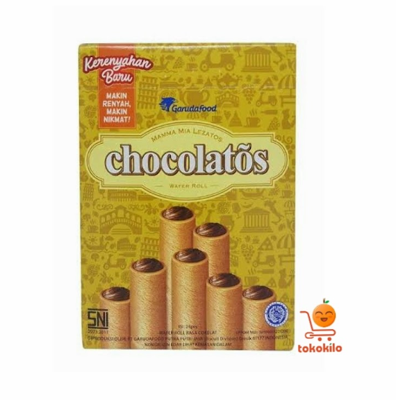 Chocolatos Wafer Roll 6gr/24pcs