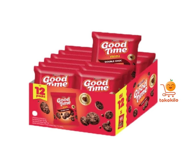 Good Time Mini Double Chocolate (1 Box X 12pcs) 18g