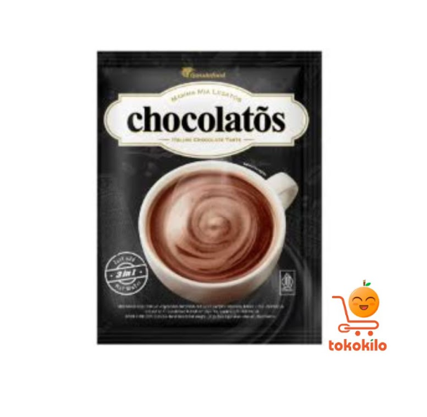 Chocolatos Drink Minuman Bubuk Rasa Cokelat 26gr (1 pack = 4 bks)
