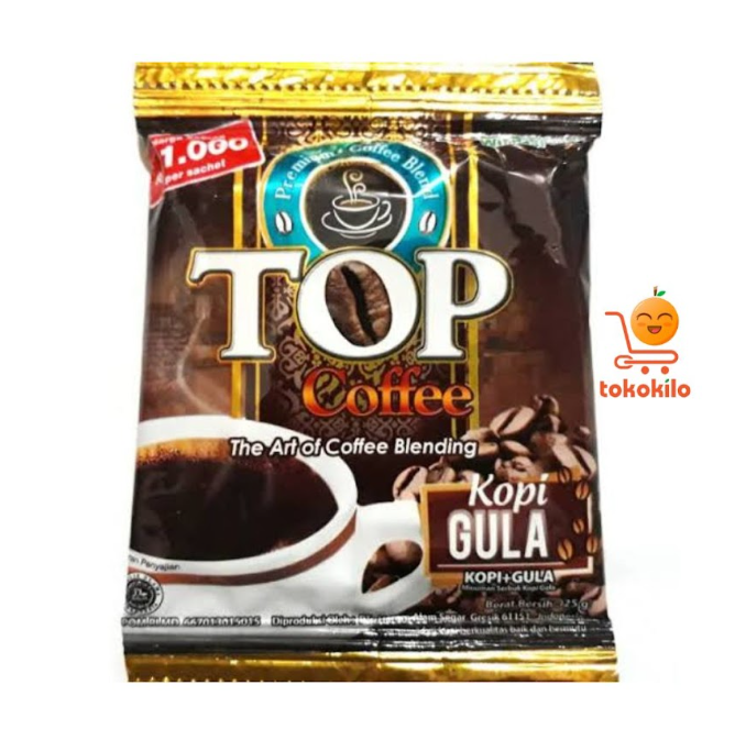 TOP Coffee Kopi Gula  25gr (1 Pack X 6bks)