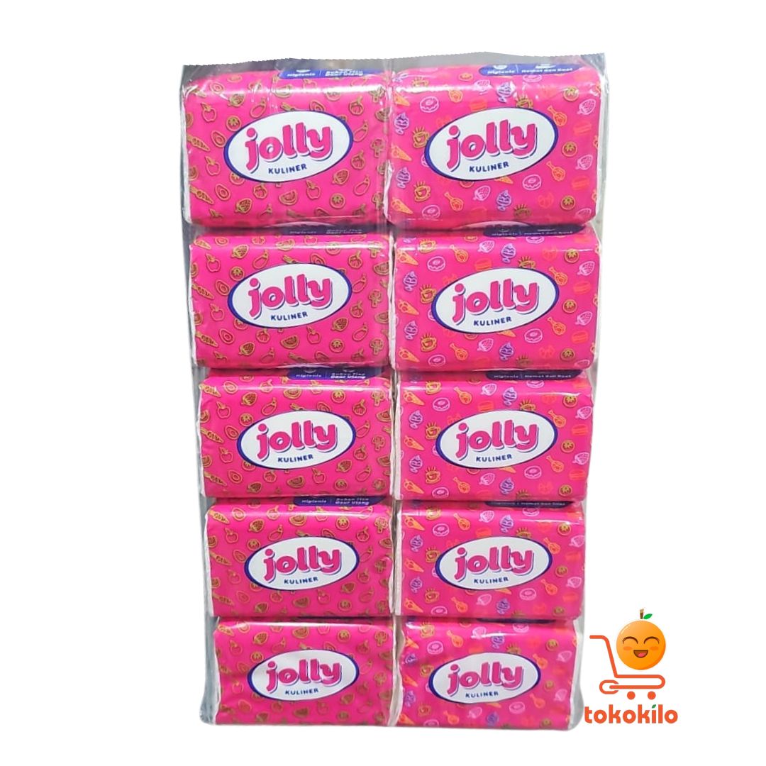 Tisu Jolly Kuliner Pop Up Multi  200 Lembar (1 BalX 10 Bks)