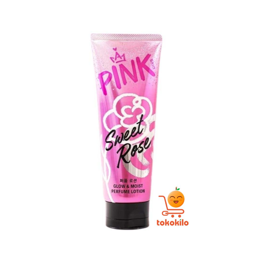 Pink Skin First Love Glow & Moist Perfume Lotion 180gr