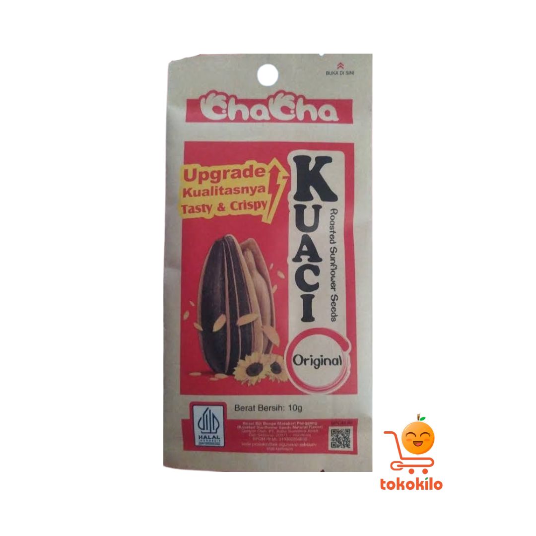ChaCha Kuaci Biji Bunga Matahari Sunflower Rasa Original 10gr 45gr 100gr 220gr