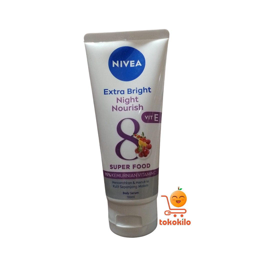 Nivea Extra Bright Night Nourish Body Serum 180 ml
