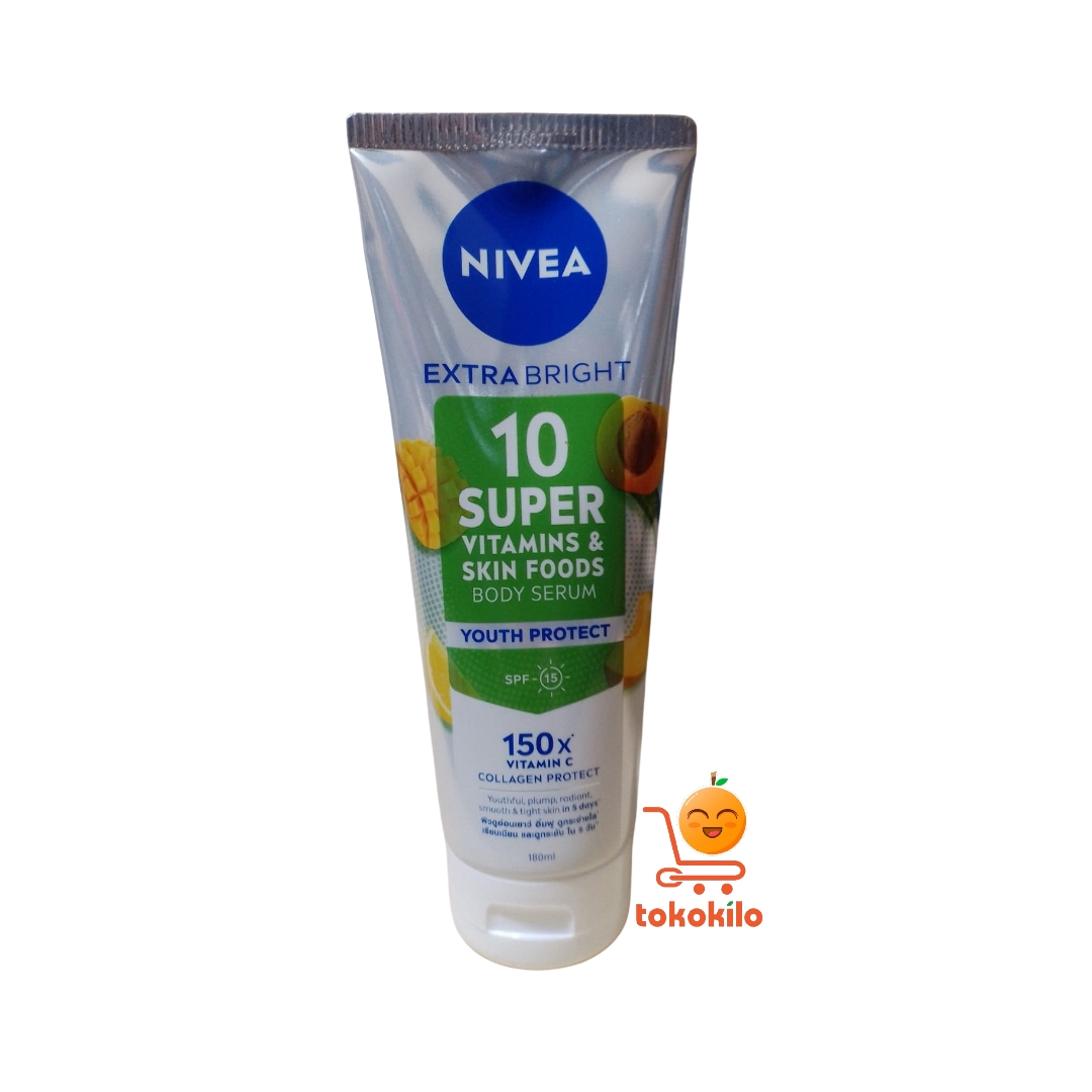 Nivea Extra Bright 10 Youth Vitamin C, Super Vitamins & Skin 180ml