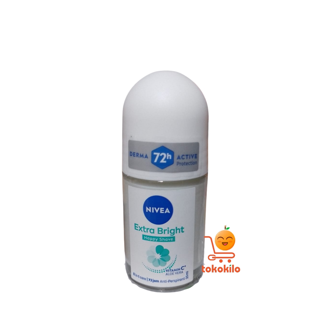 Nivea Extra Bright Happy Shave Roll On 25ml, 50ml