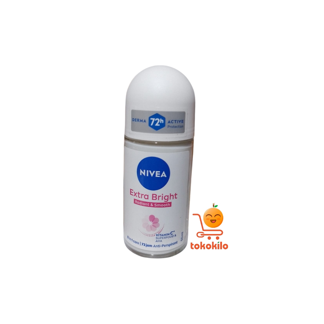 Nivea Extra Bright Radiant & Smooth Roll On 25ml, 50ml