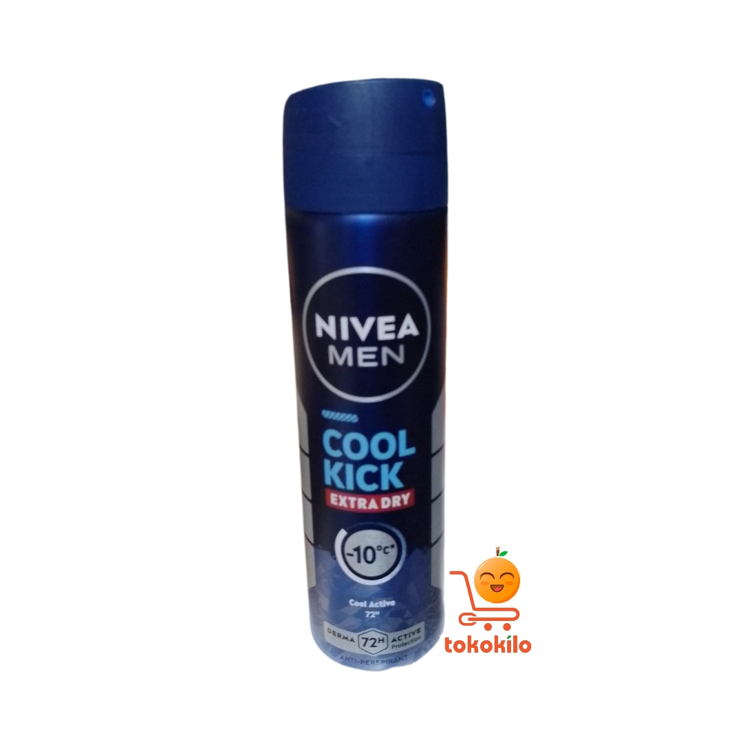 NIvea Men Cool Kick Extra Dry Spray 150ml 