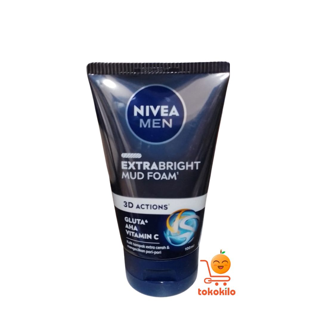 Nivea Men Extra Bright Mud Foam 100ml