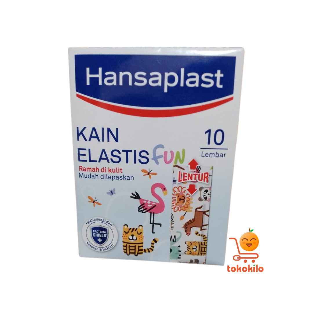 Hansaplast Kain Elastis Fun Animal (1 Amplop X 10 Lembar)