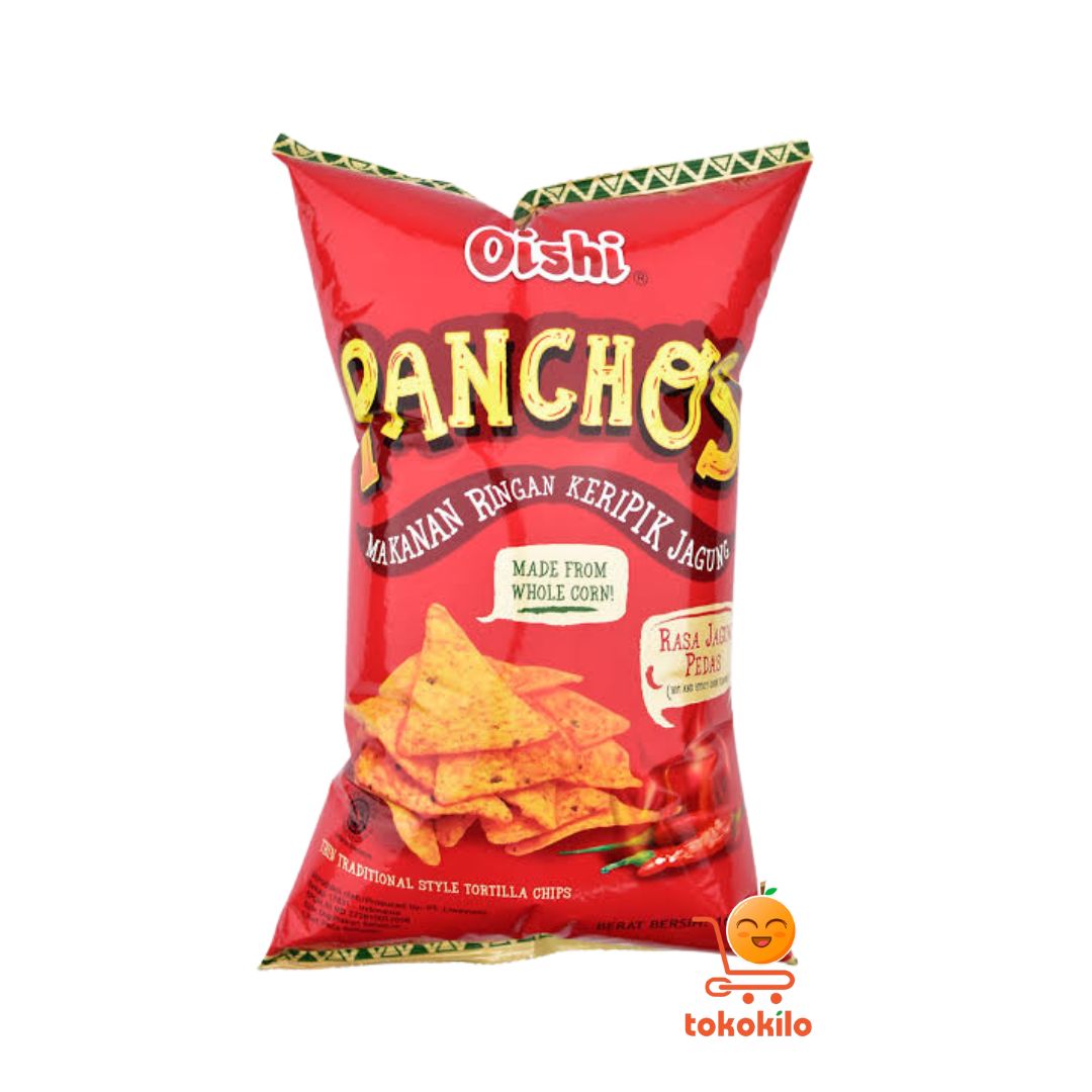 Oishi Pancho's Keripik rasa Jagung Pedas 140gr