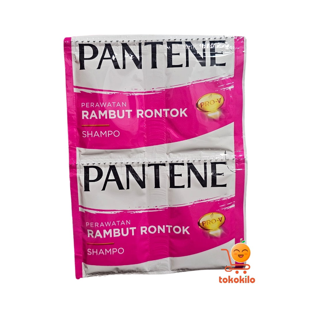 Pantene Perawatan Rambut Rontok  Shampoo Sachet 10ml X 12 Sachet