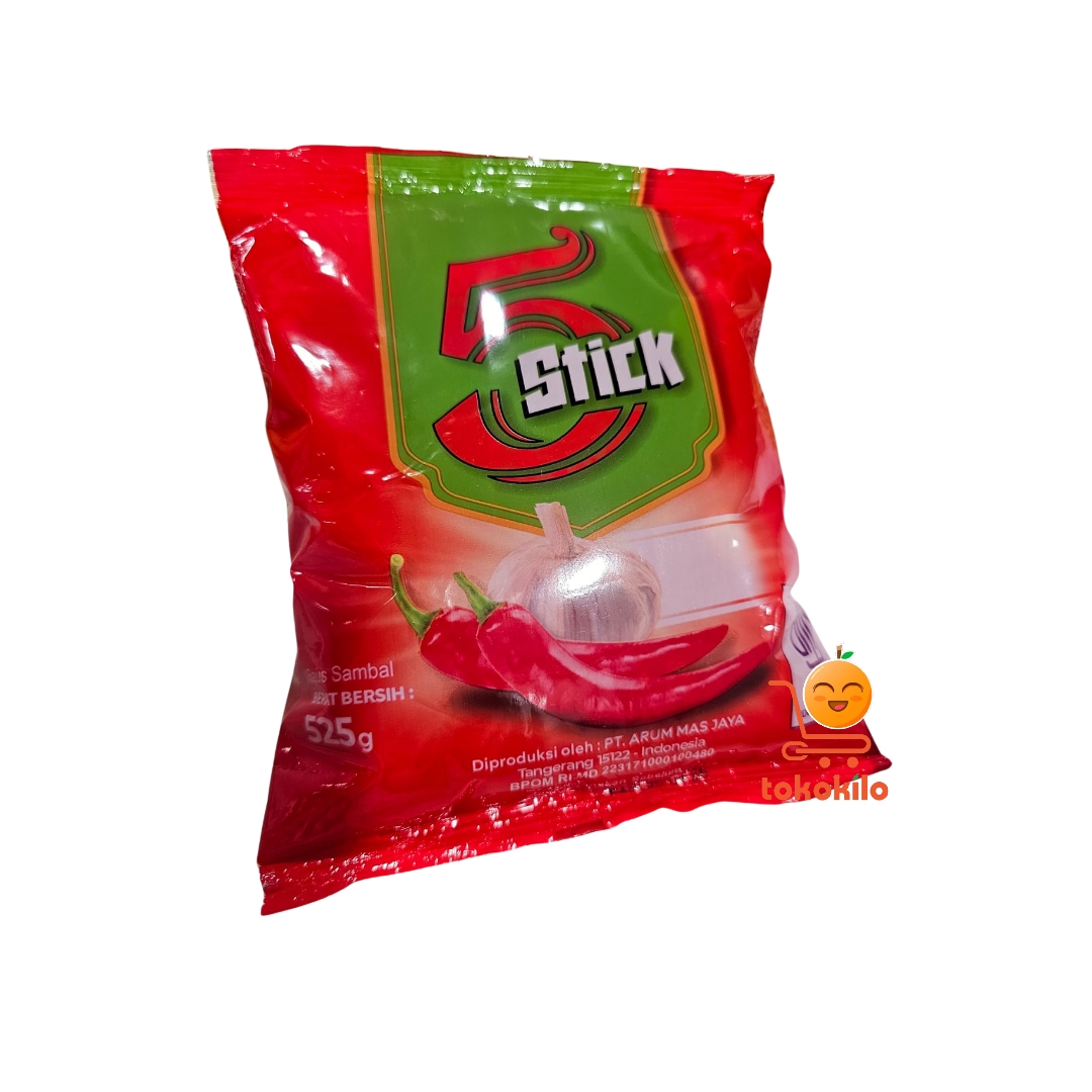 saus 5 Stick Extra Pedas 525gr