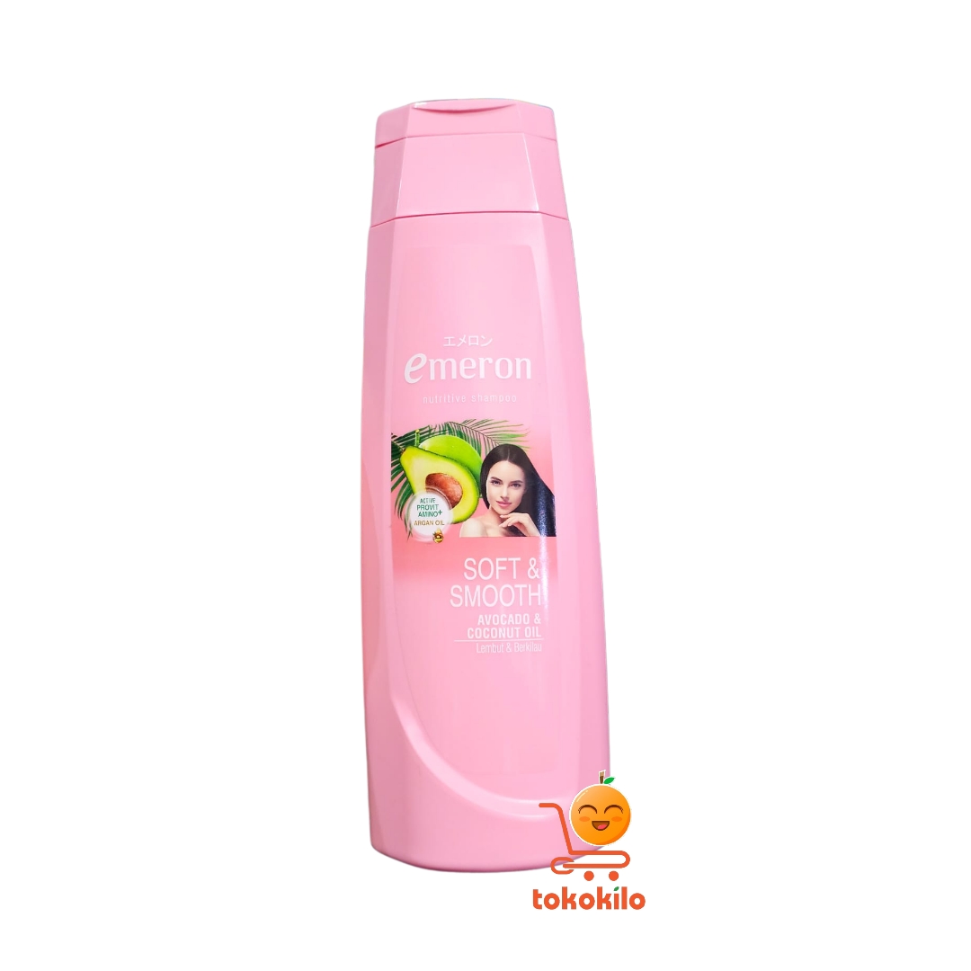 Emeron Shampoo Soft & Smooth Botol 170ml, 340 ml