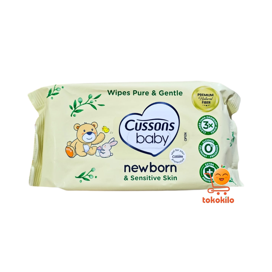 Cussons Baby Wipes Pure & Gentle Newborn & Sensitive Skin