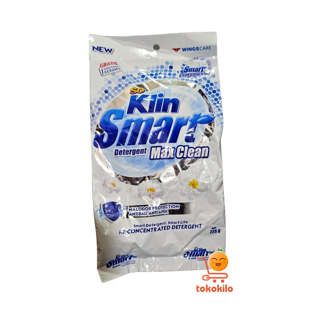 So Klin Smart Deterjen Bubuk Max Clean 725gr