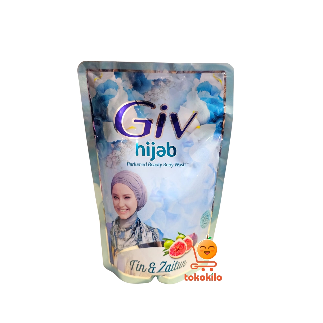 GIV Hijab Perfumed Beauty Body Wash Tin & Zaitun 400ml