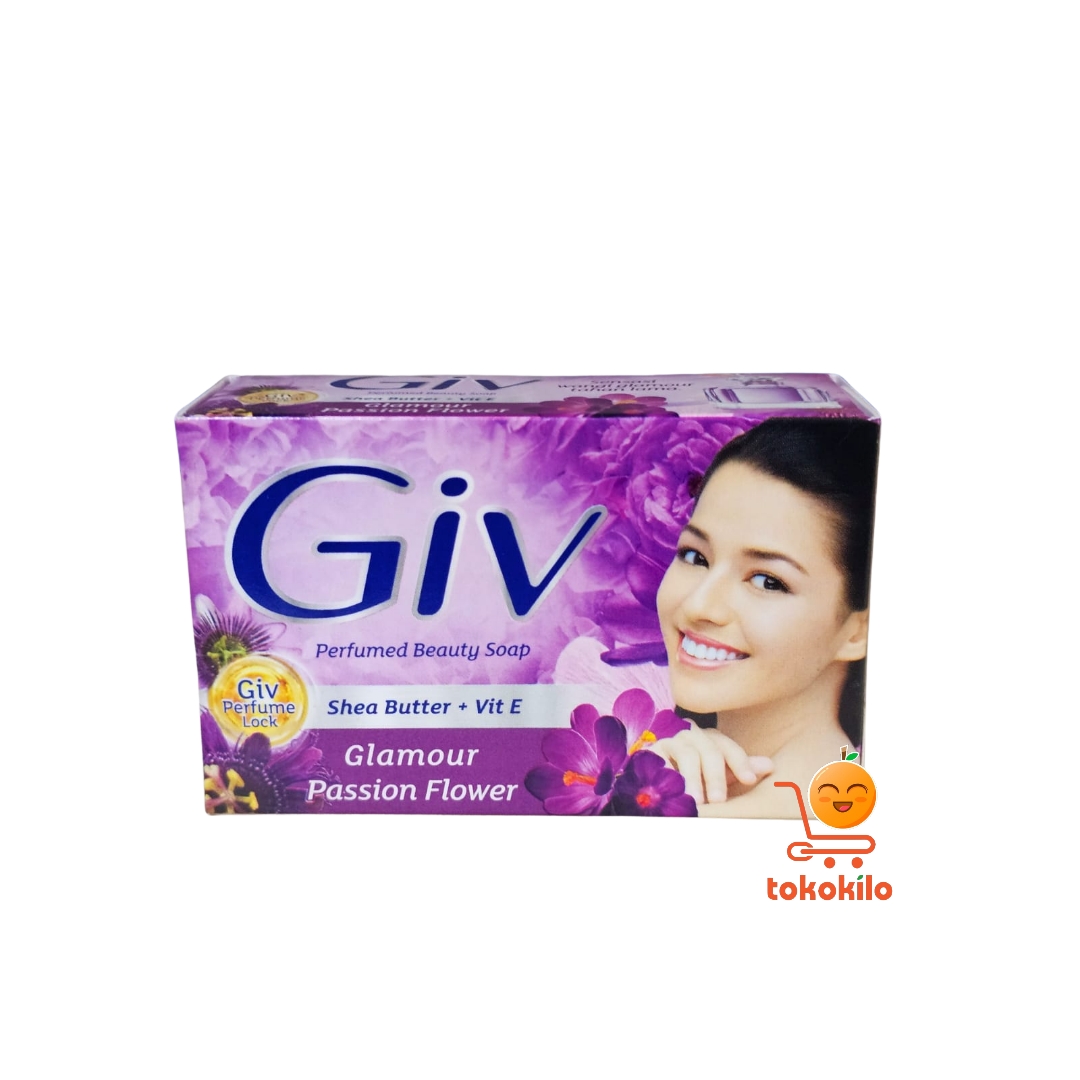 GIV Perfumed Beauty Bar Soap Glamour Passion Flower 72gr