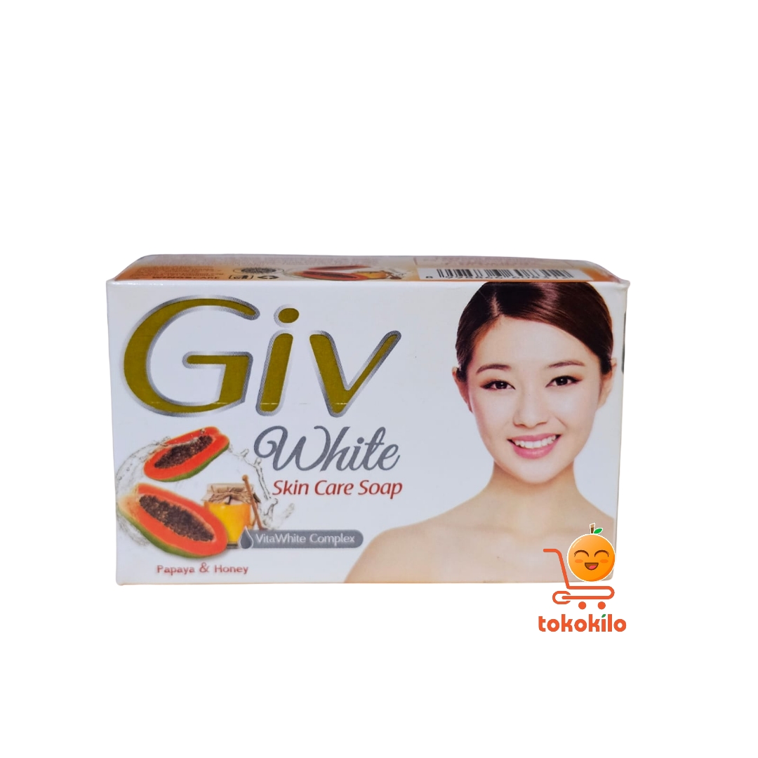 GIV White Papaya & Honey Bar Soap Kotak 72 gram