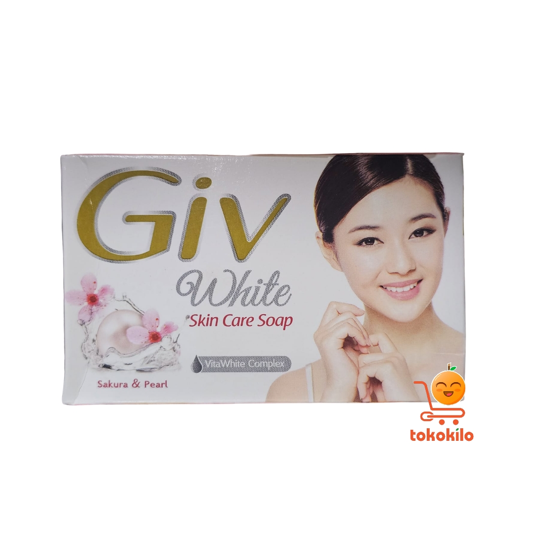 GIV White Bar Soap Sakura & Pearl 76gr
