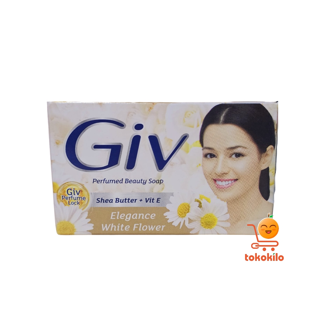 GIV Perfumed Beauty Bar Soap Elegance White Flower 72gr