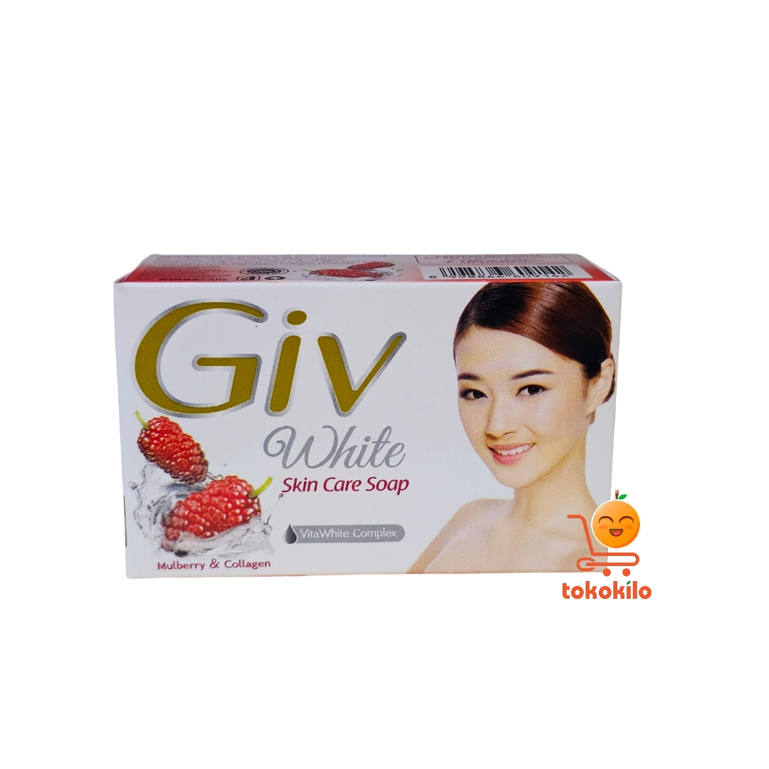 GIV White Bar Soap Mulberry & Collagen Kotak 72gr