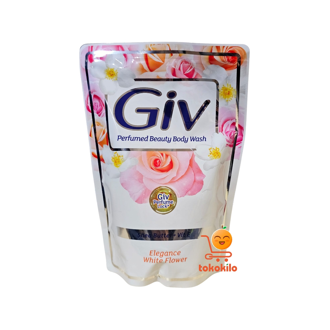GIV Perfumed Beauty Body Wash Elegance White Flower 400ml