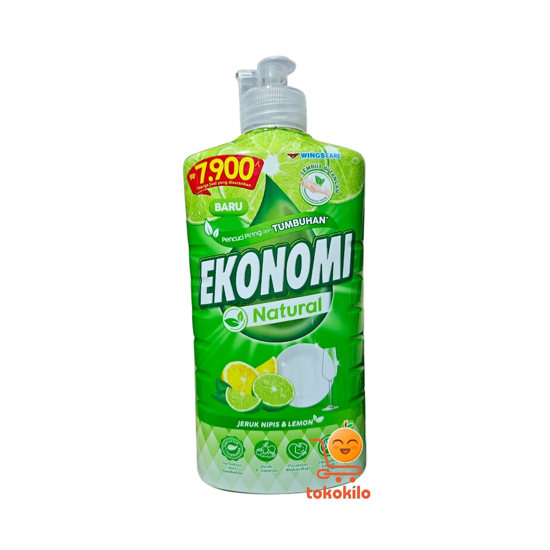 Ekonomi Cairan Pencuci Piring Jeruk Nipis & Lemon 650ml