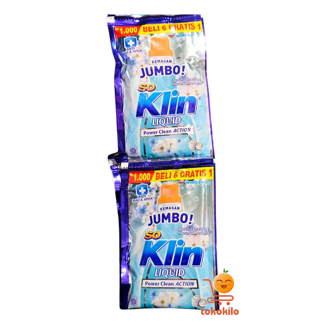 SoKlin Liquid Power Clean Action 20ml(12bks) , Jumbo 40ml(6 FREE 1),