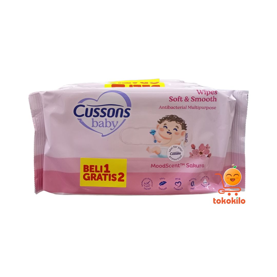 Cussons Baby Wipes Soft & Smooth Tripack