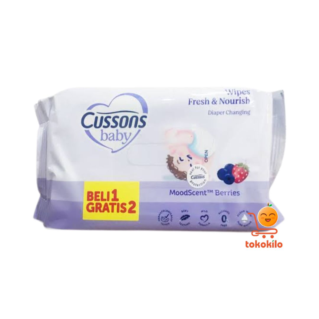 Cussons Baby Wipes Fresh & Nourish Tripack
