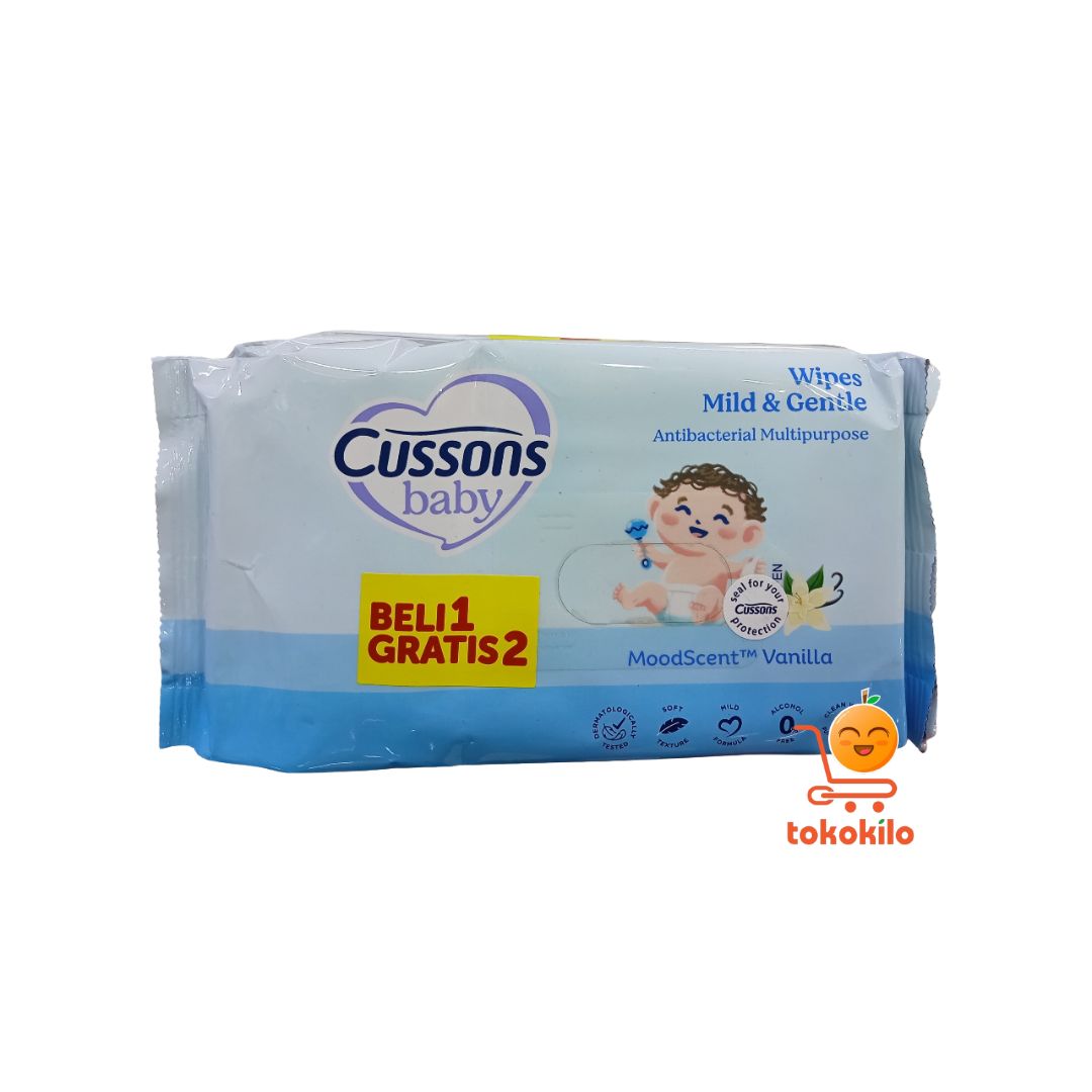 Cussons Baby Wipes Mild & Gentle Tripack