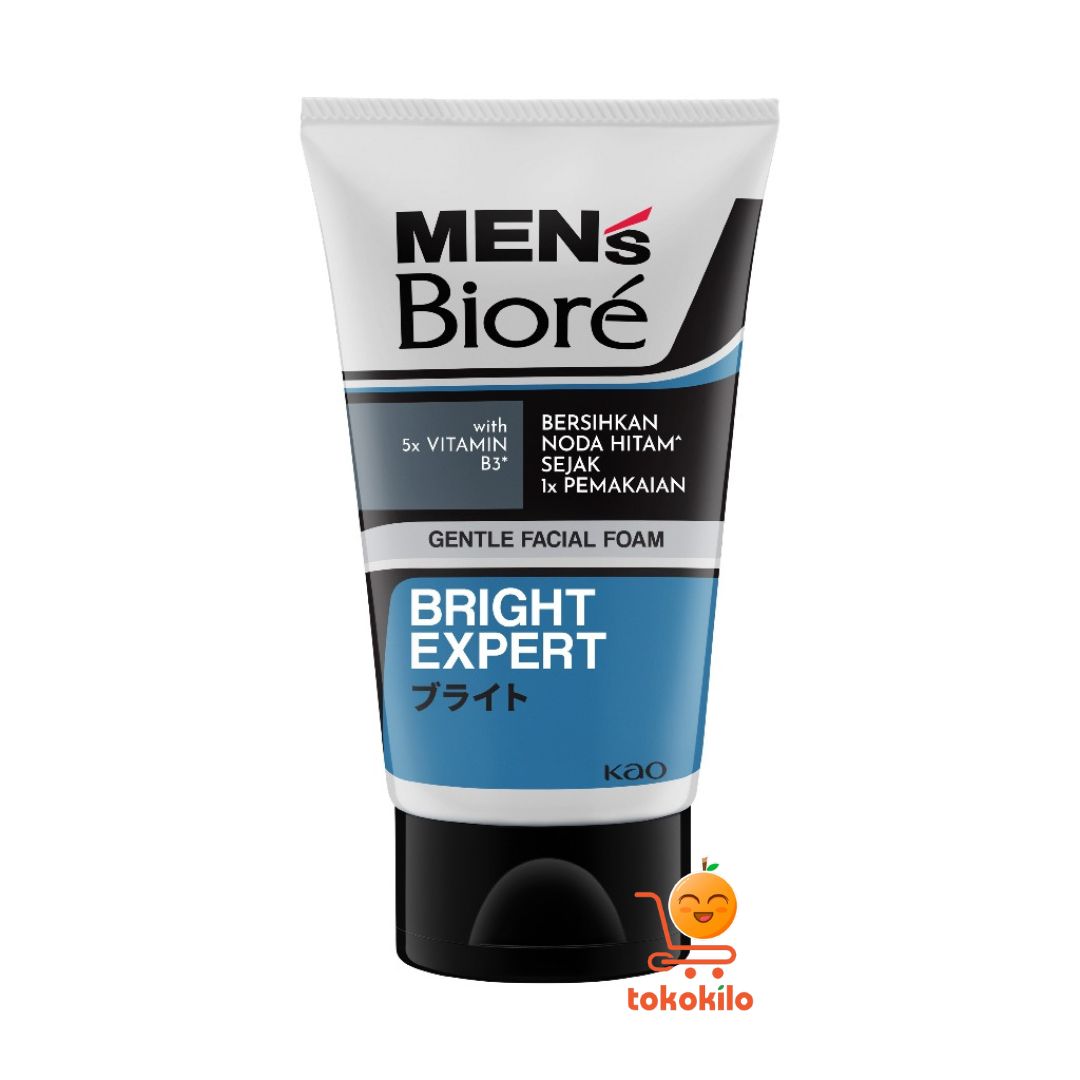 Men’s Biore Gentle Facial Foam Bright Expert 100gr