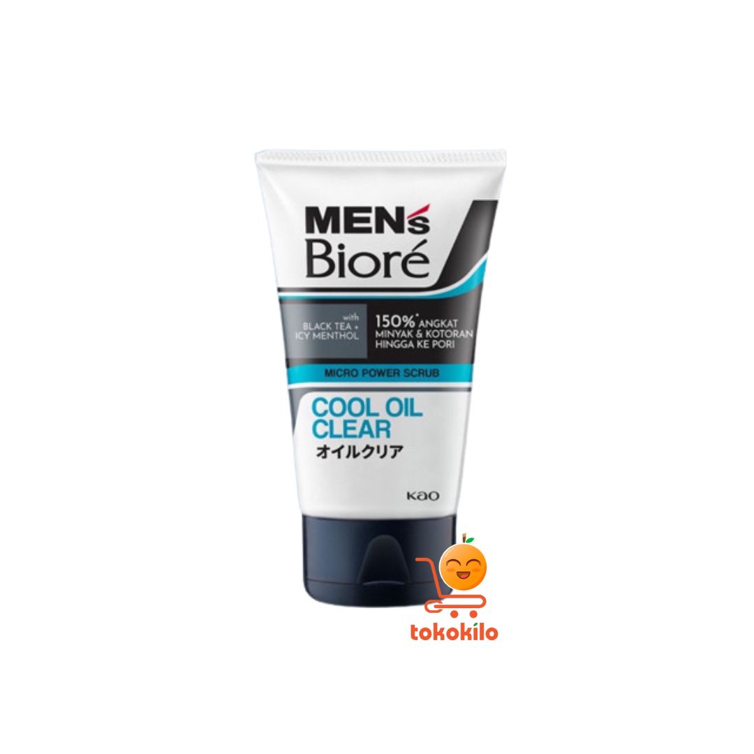 Men’s Biore Cool Oil Clear Facial Foam 40gr, 100gr