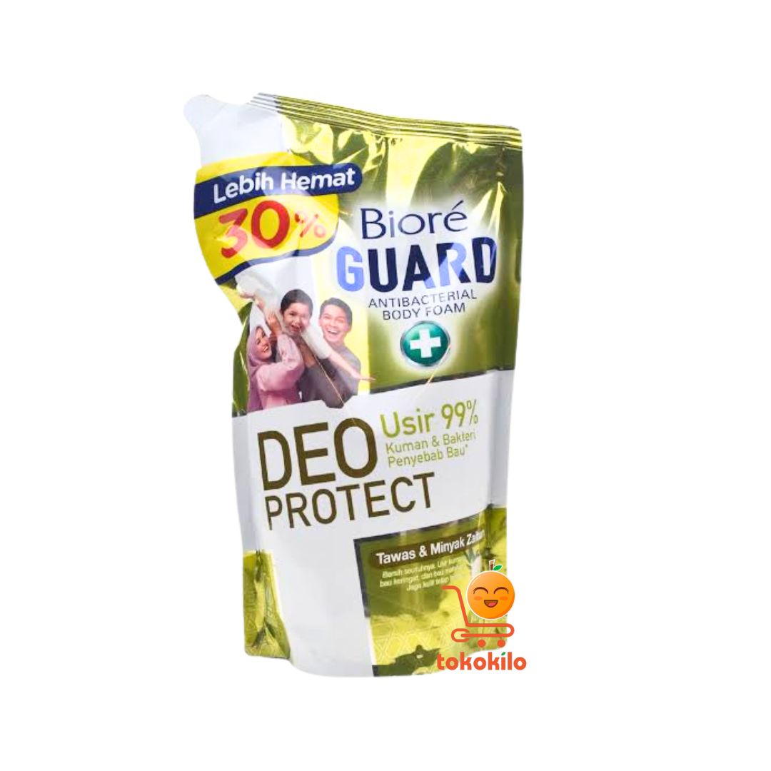 Biore Body Foam Guard Deo Protect Tawas & Minyak Zaitun 800ml