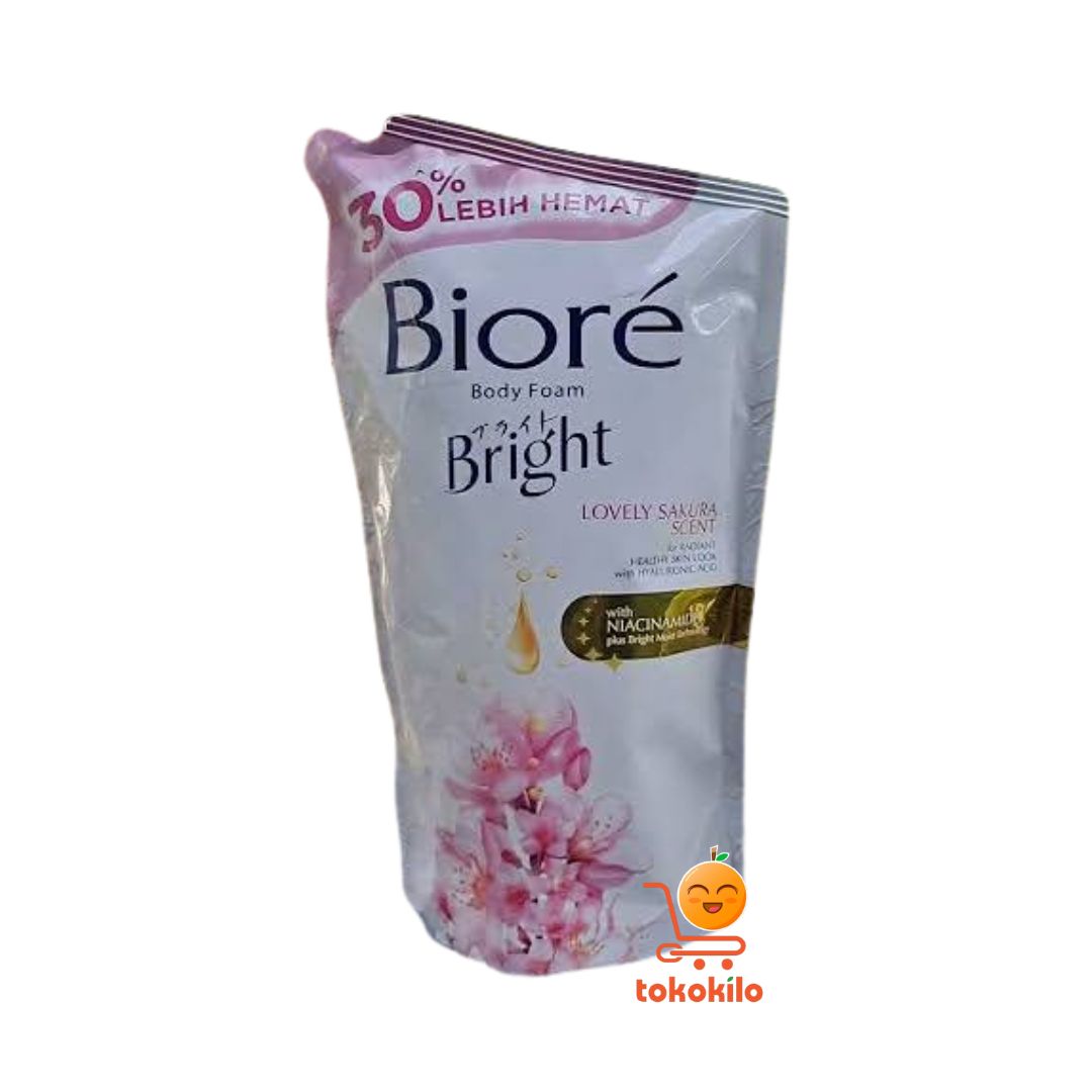 Biore Body Foam Bright Lovely Sakura Scent 800ml