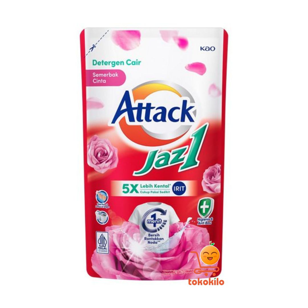Attack Jaz1 Deterjen Cair Semerbak Cinta 700ml