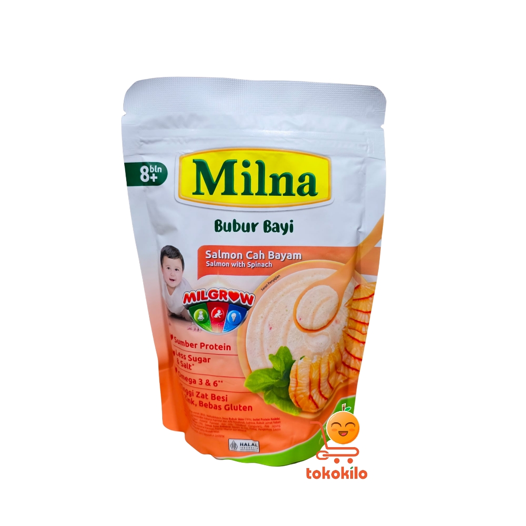 Milna Bubur Bayi Salmon Cah Bayam 120gr