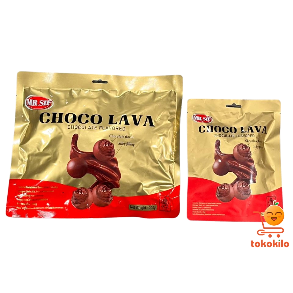 Mr. Sif Choco Lava Chocolate Flavored 70gr, 200gr