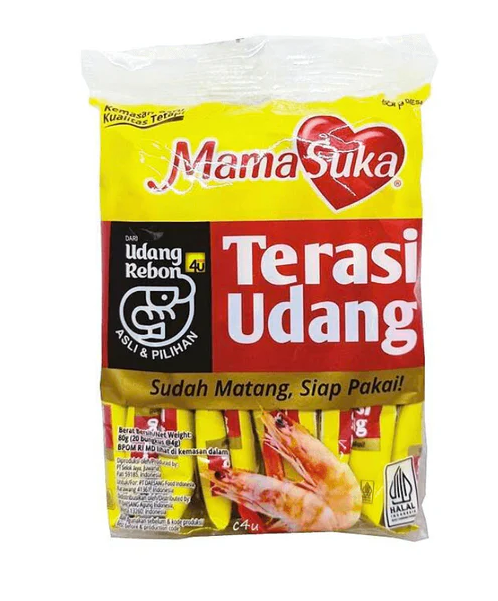 MamaSuka Terasi Udang 80g (20bks x 4gr)