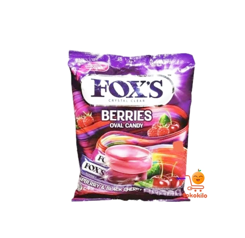 Permen Fox's Rasa Berries Oval Candy 125gr