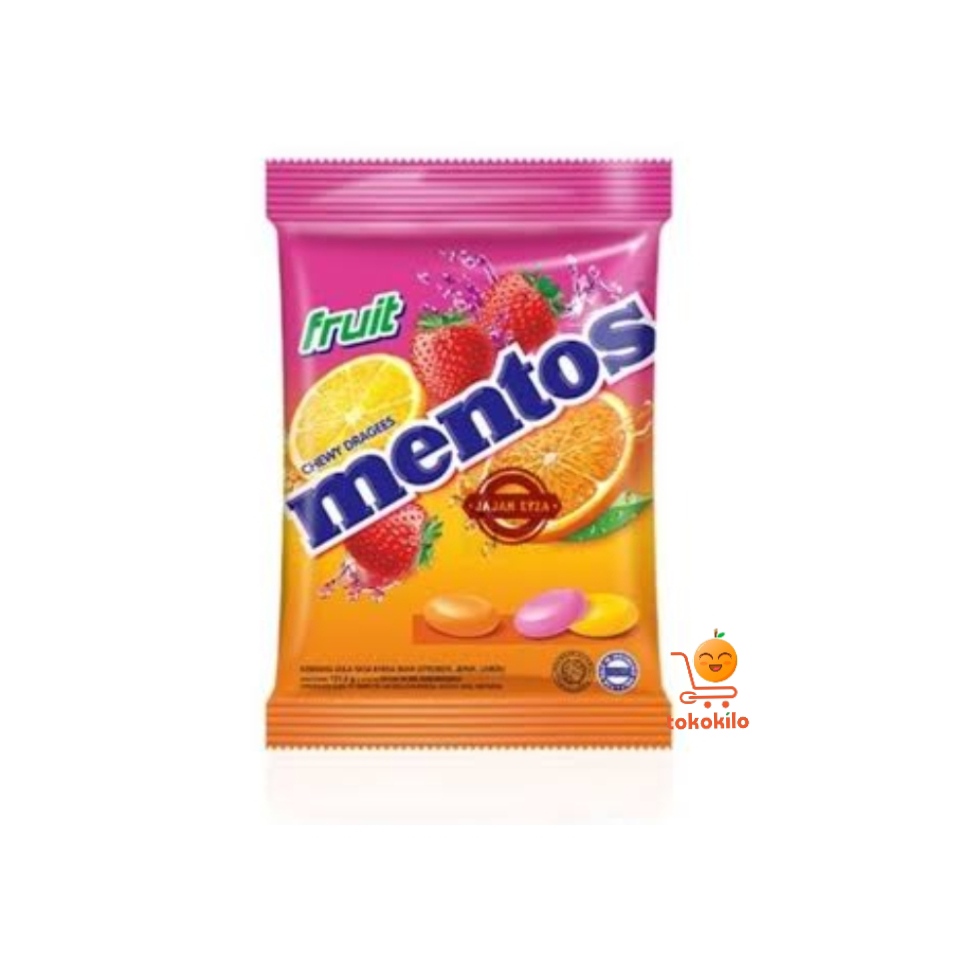 Mentos Chewy Dragees Fruit 135gr