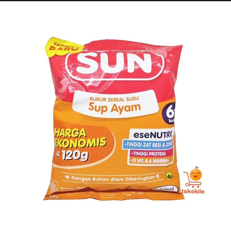 SUN Bubur Sereal Susu Sup Ayam 120 gr